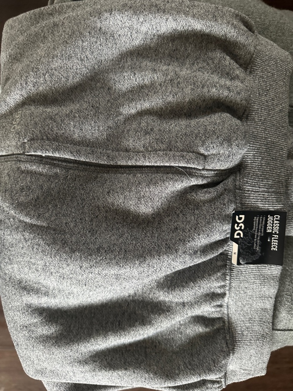 DSG Men's Zip-Up Fleece Sweater - Heather Gray
